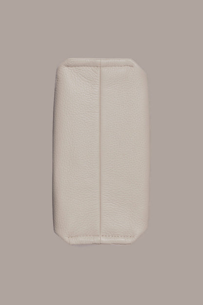 CASHMERE LEATHER CROSSBODY BAG - SAND