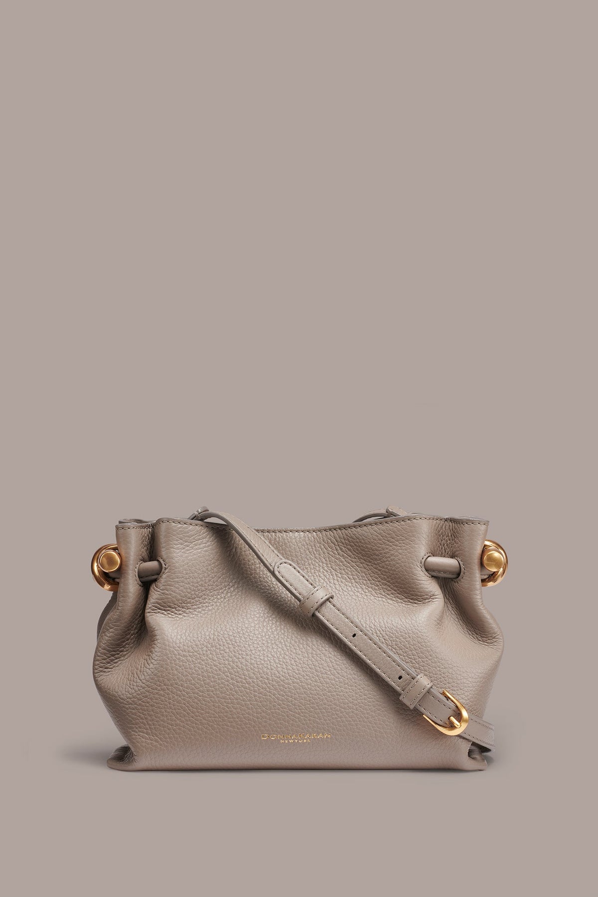 CASHMERE LEATHER CROSSBODY BAG - CLOUD