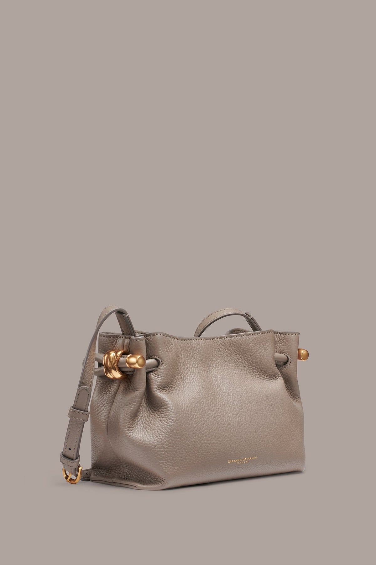 CASHMERE LEATHER CROSSBODY BAG - CLOUD