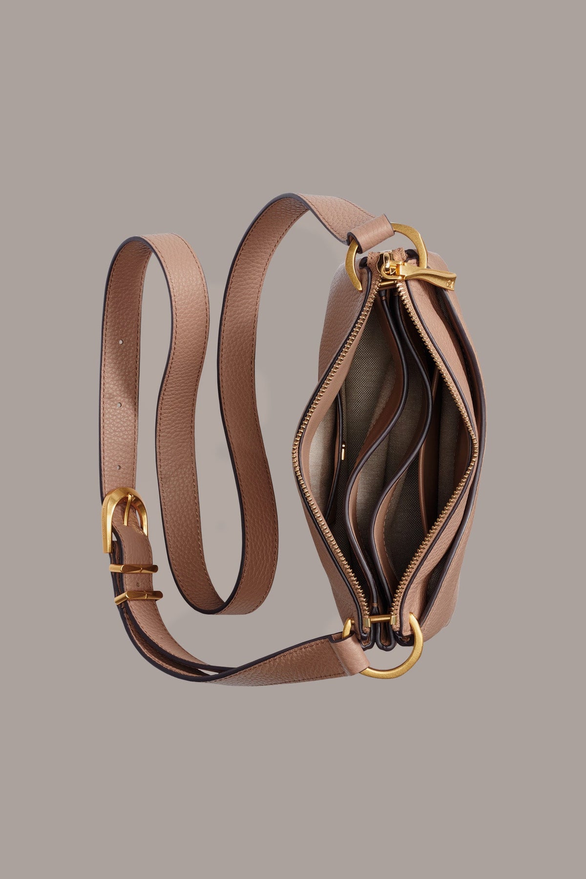 GLENWOOD CROSSBODY BAG - Beige