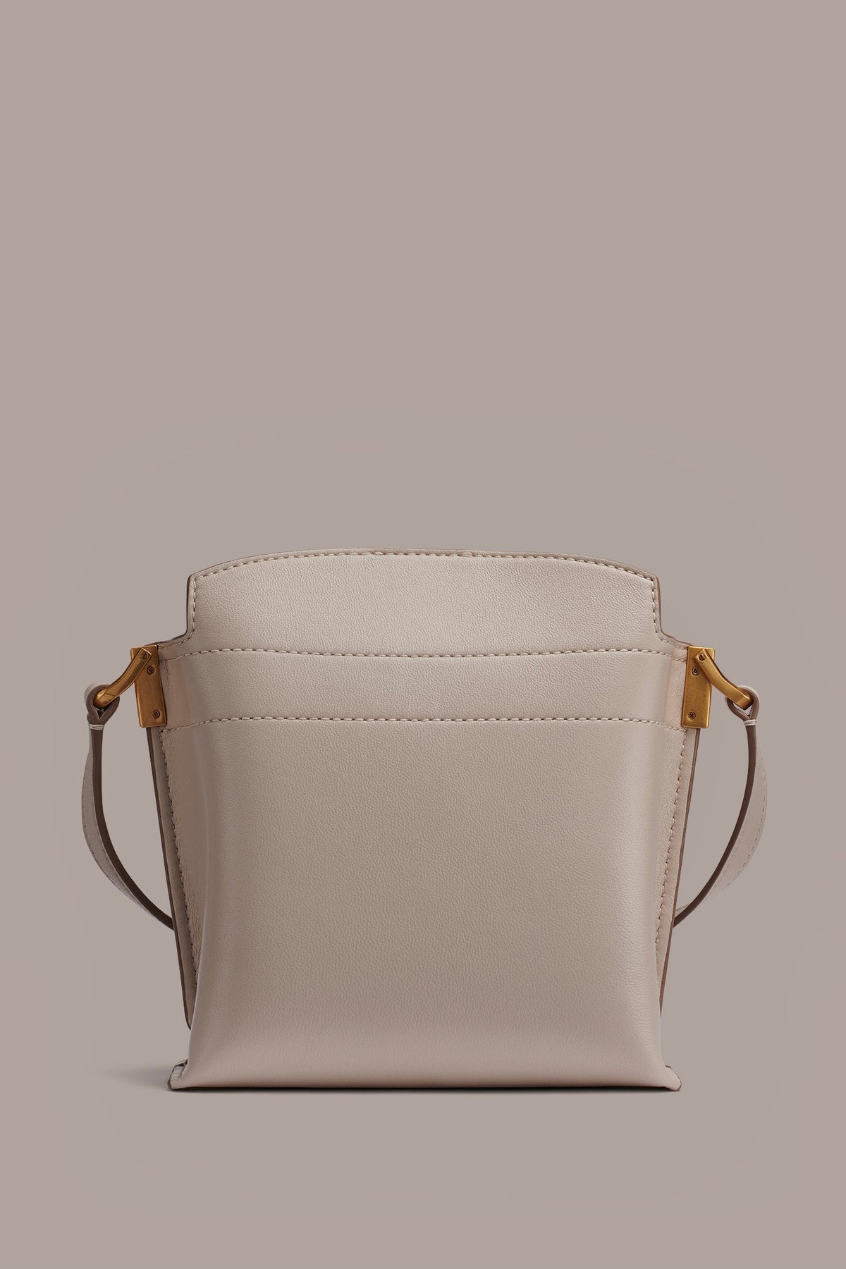 BRIDGEHAMPTON LEATHER CROSSBODY BAG - Sand