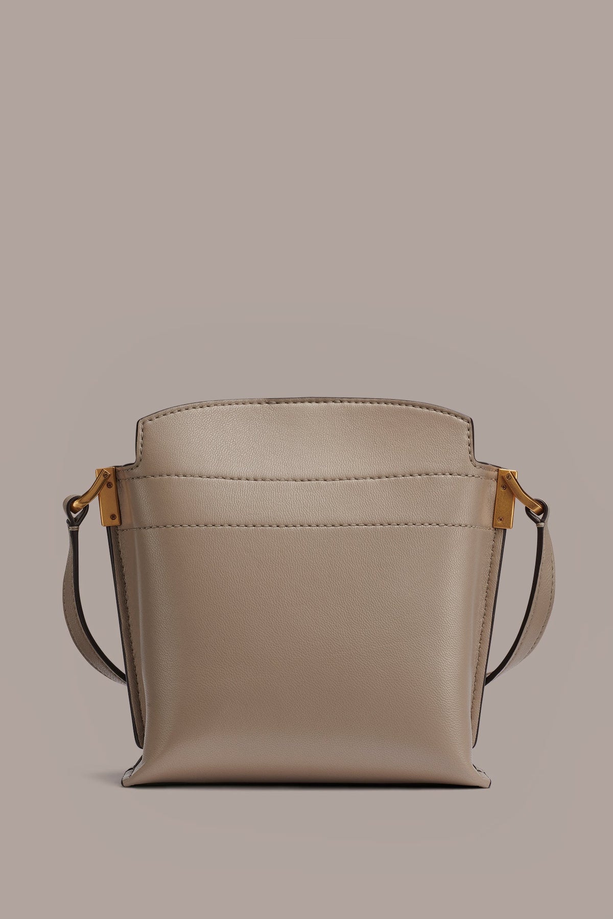 BRIDGEHAMPTON LEATHER CROSSBODY BAG - Moth