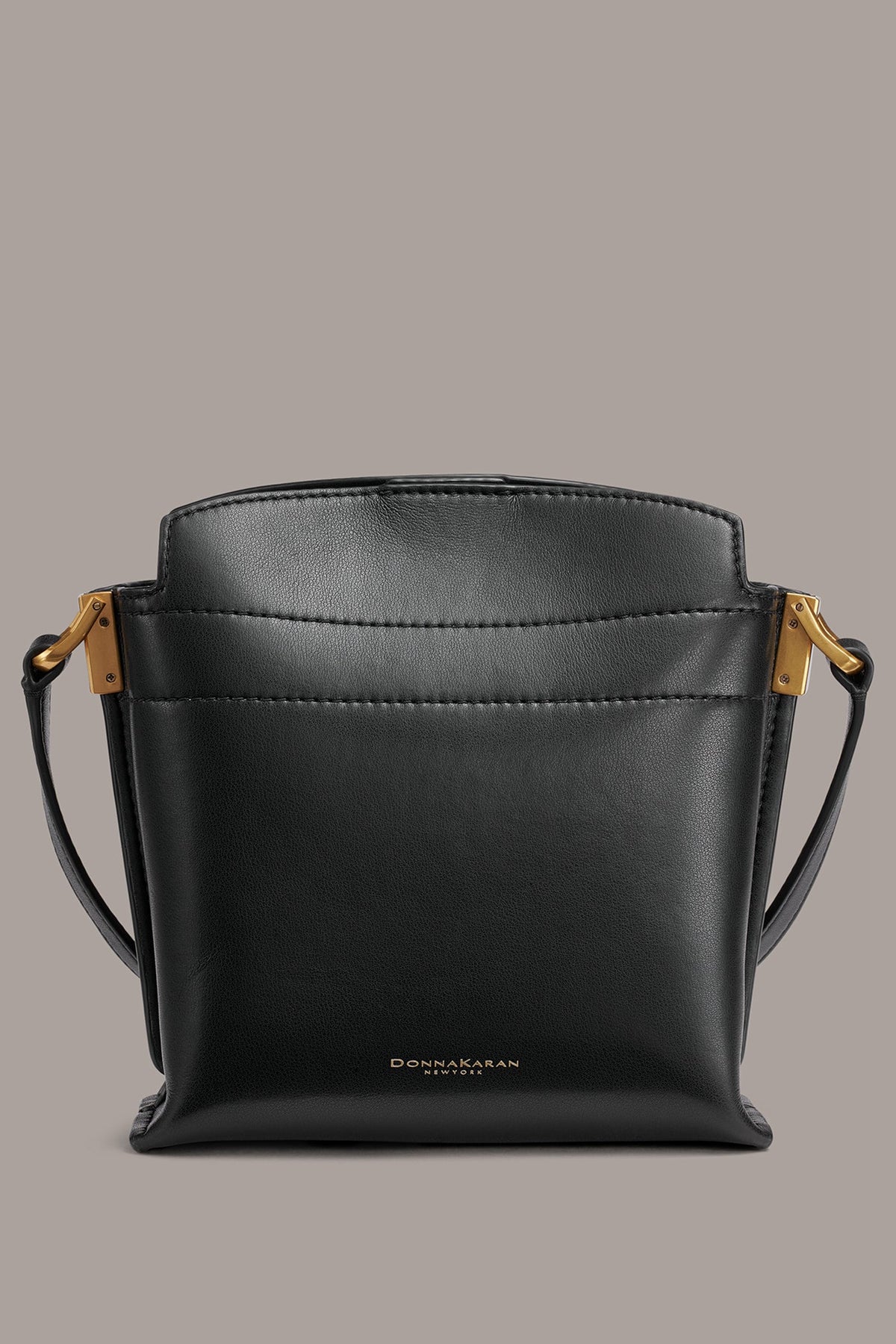 BRIDGEHAMPTON LEATHER CROSSBODY BAG - Black