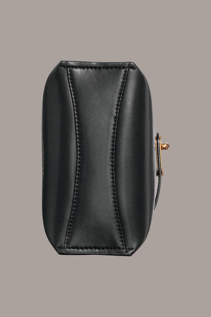 BRIDGEHAMPTON LEATHER CROSSBODY BAG - Black