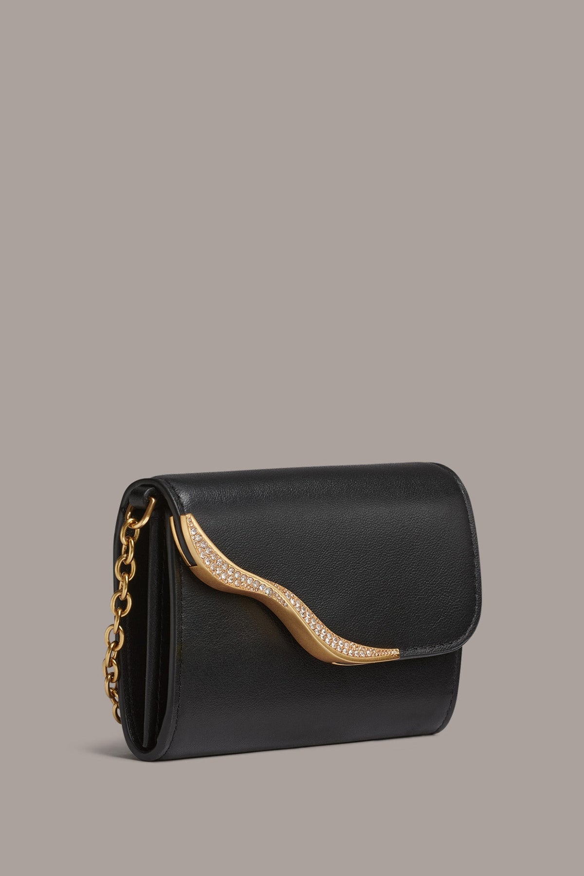 MALVERNE PAVE MINI CROSSBODY BAG - Black