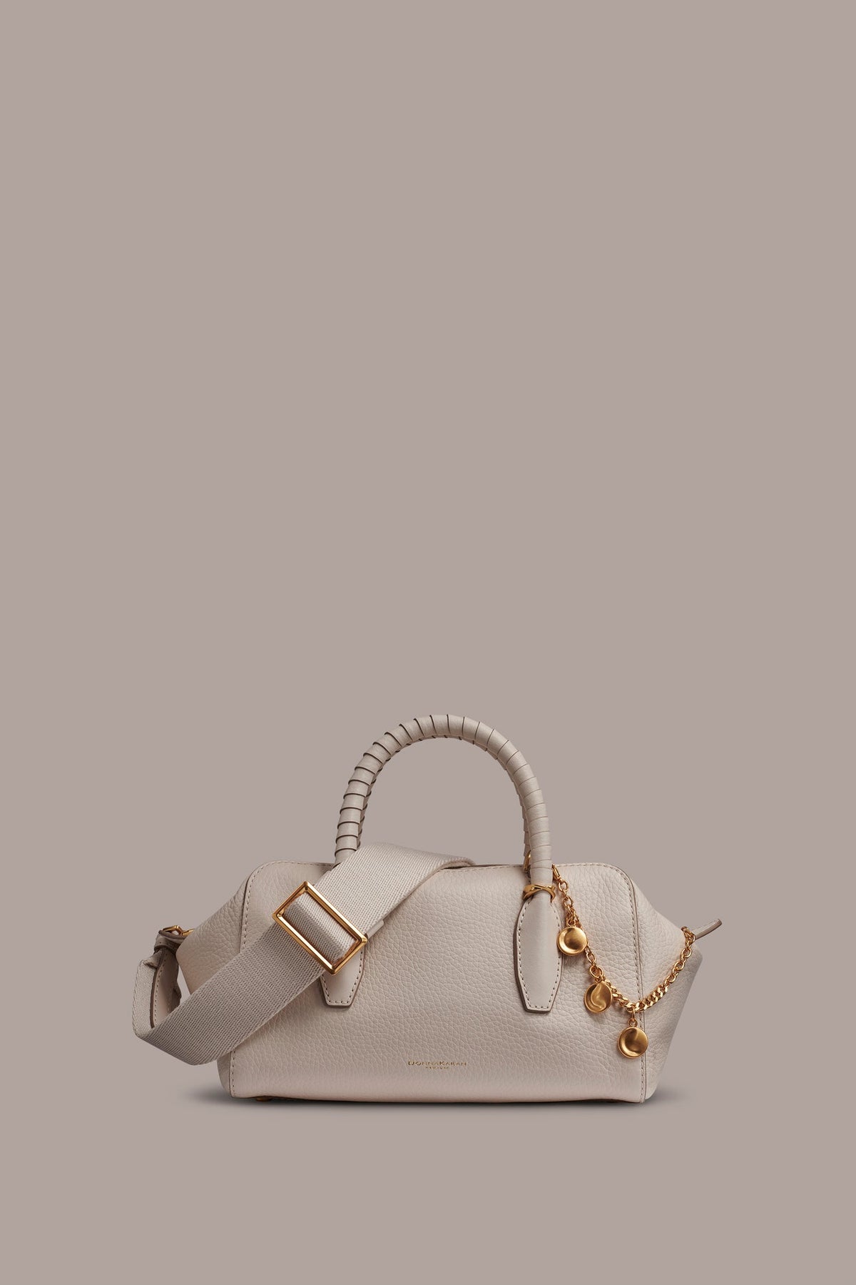 CHANTILLY LEATHER MINI SATCHEL BAG - Sand