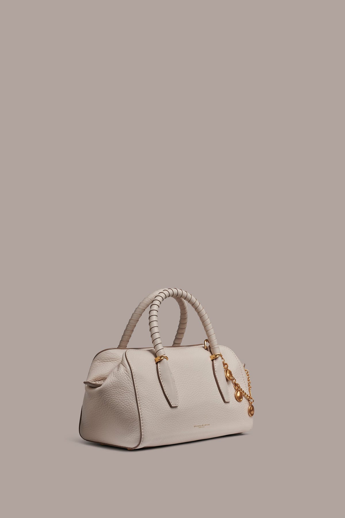 CHANTILLY LEATHER MINI SATCHEL BAG - Sand