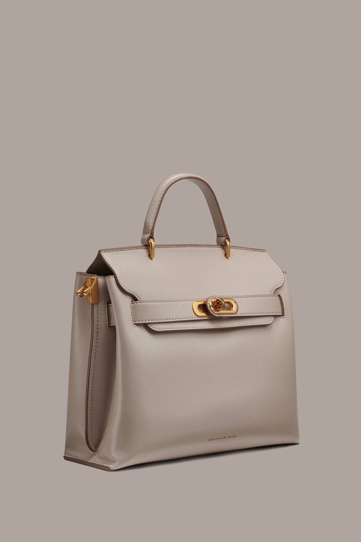 BRIDGEHAMPTON LEATHER SATCHEL BAG - Sand
