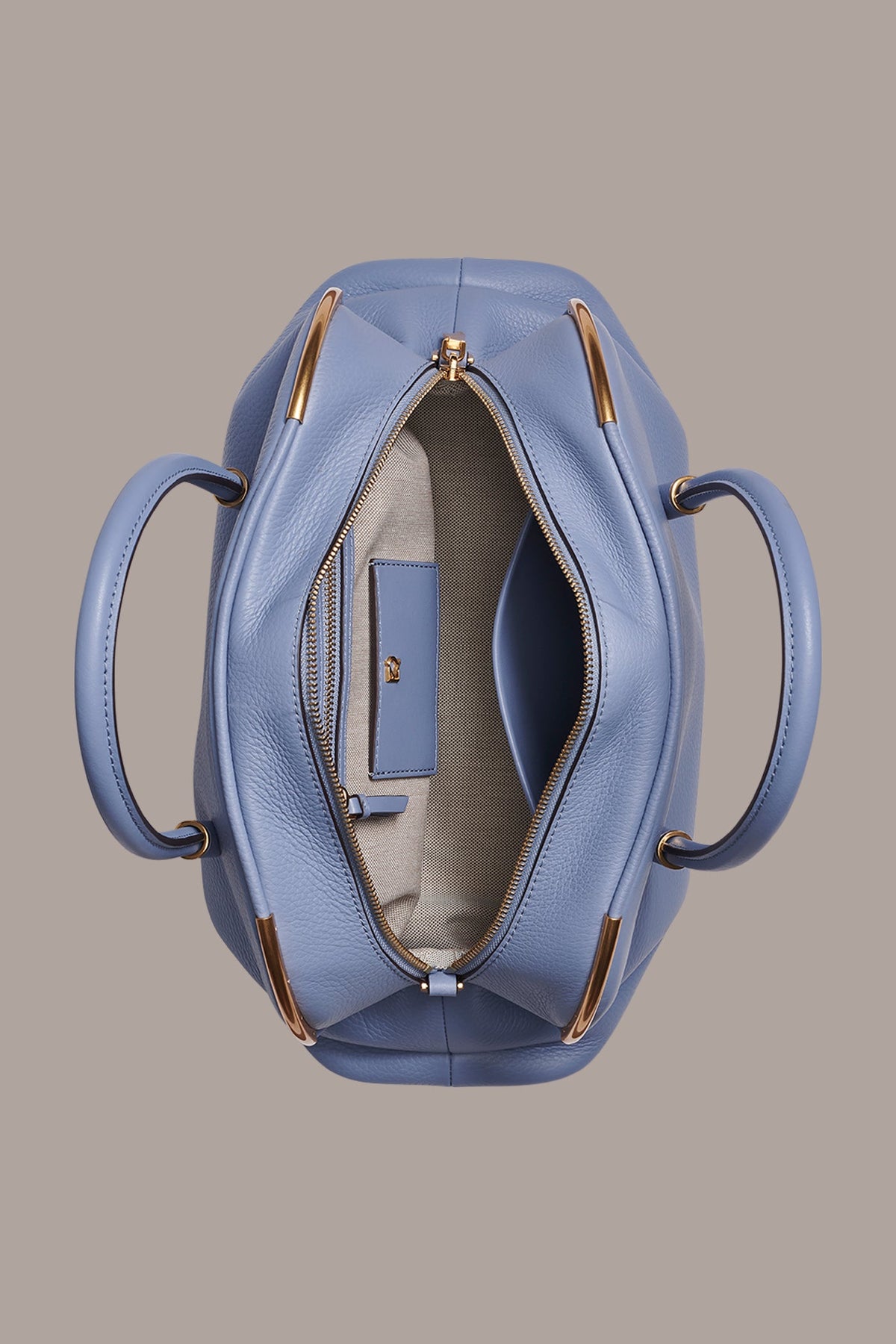SATIN LEATHER SATCHEL - Tempest