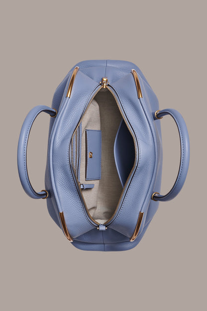 SATIN LEATHER SATCHEL - Tempest