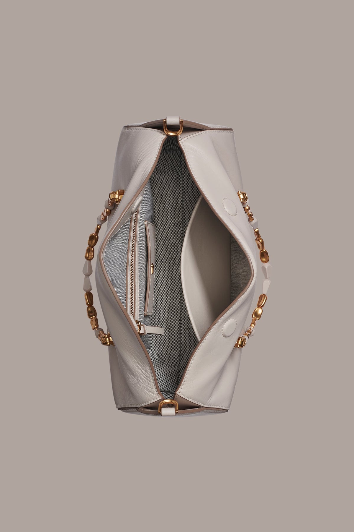 CRINOLINE SATCHEL - SAND