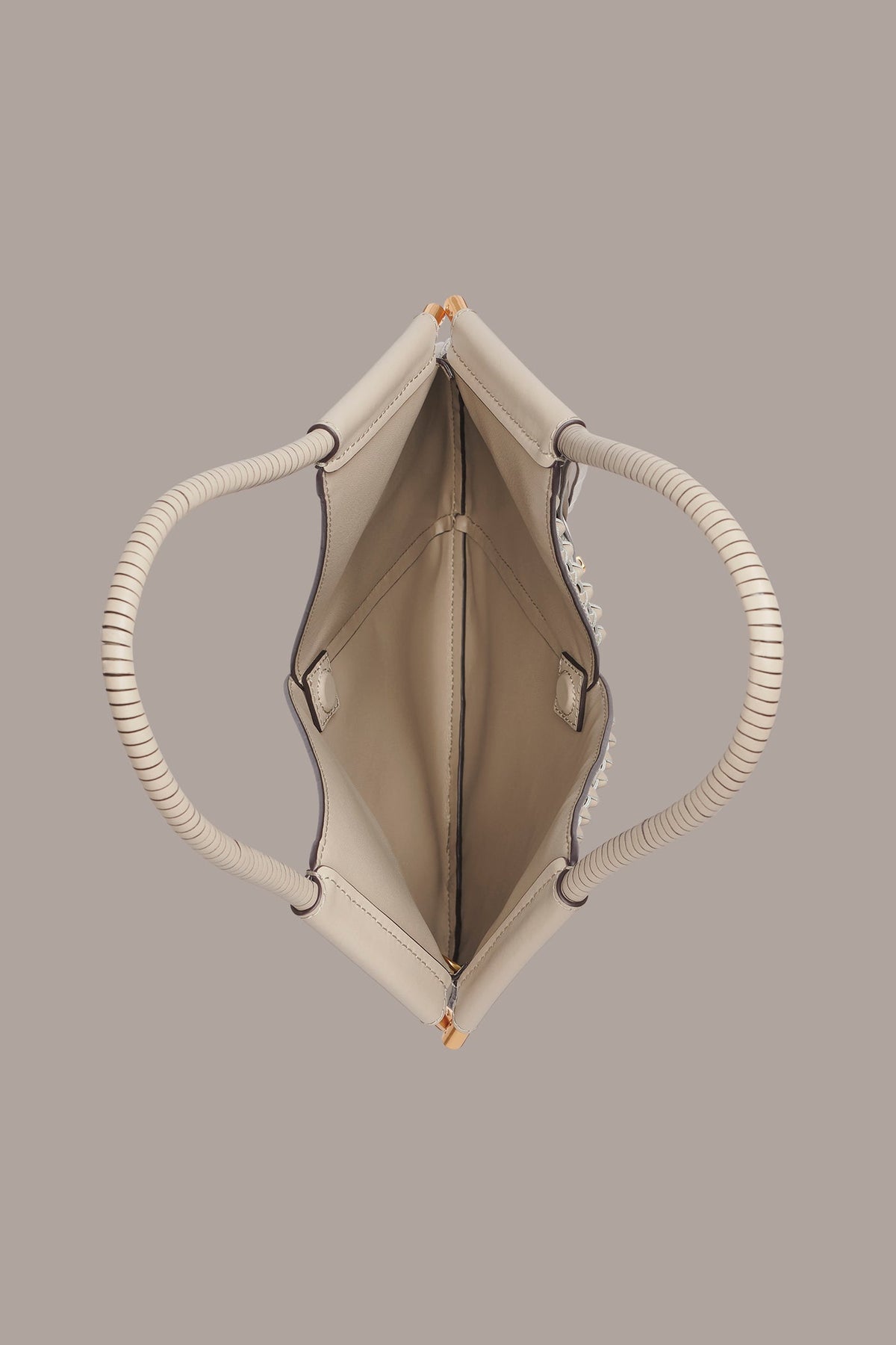BALDWIN LEATHER KNOT MINI SHOULDER BAG - Moth