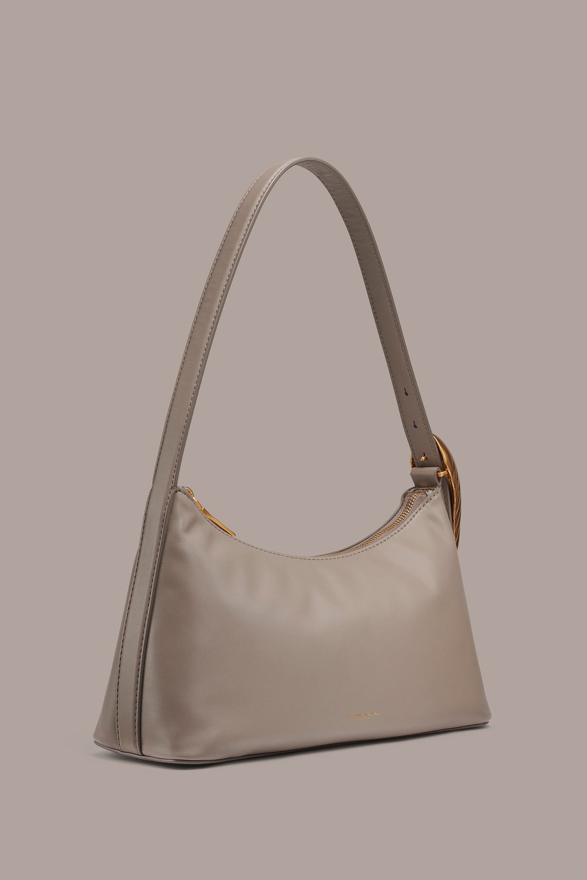 GEORGETTE LEATHER SHOULDER BAG - Cloud