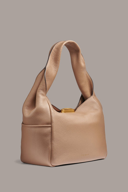 AMAGANSETT SHOULDER BAG - TOASTED ALMOND