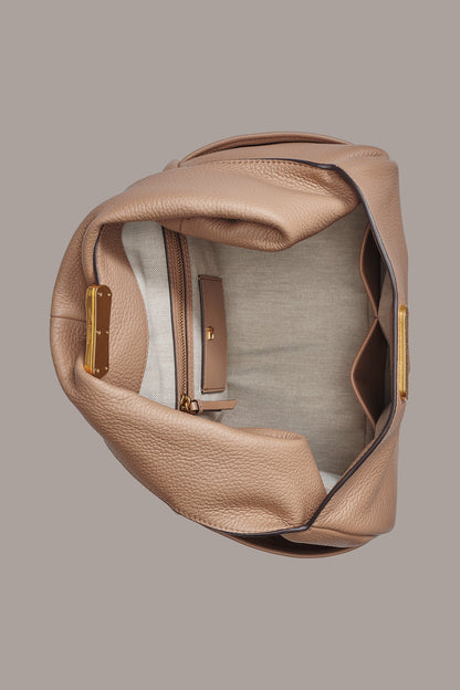 AMAGANSETT SHOULDER BAG - TOASTED ALMOND
