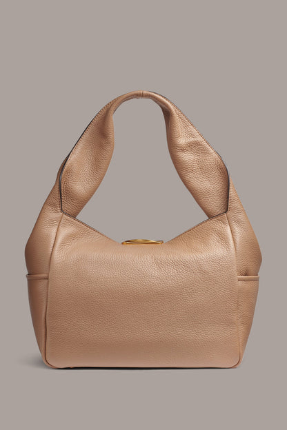 AMAGANSETT SHOULDER BAG - TOASTED ALMOND