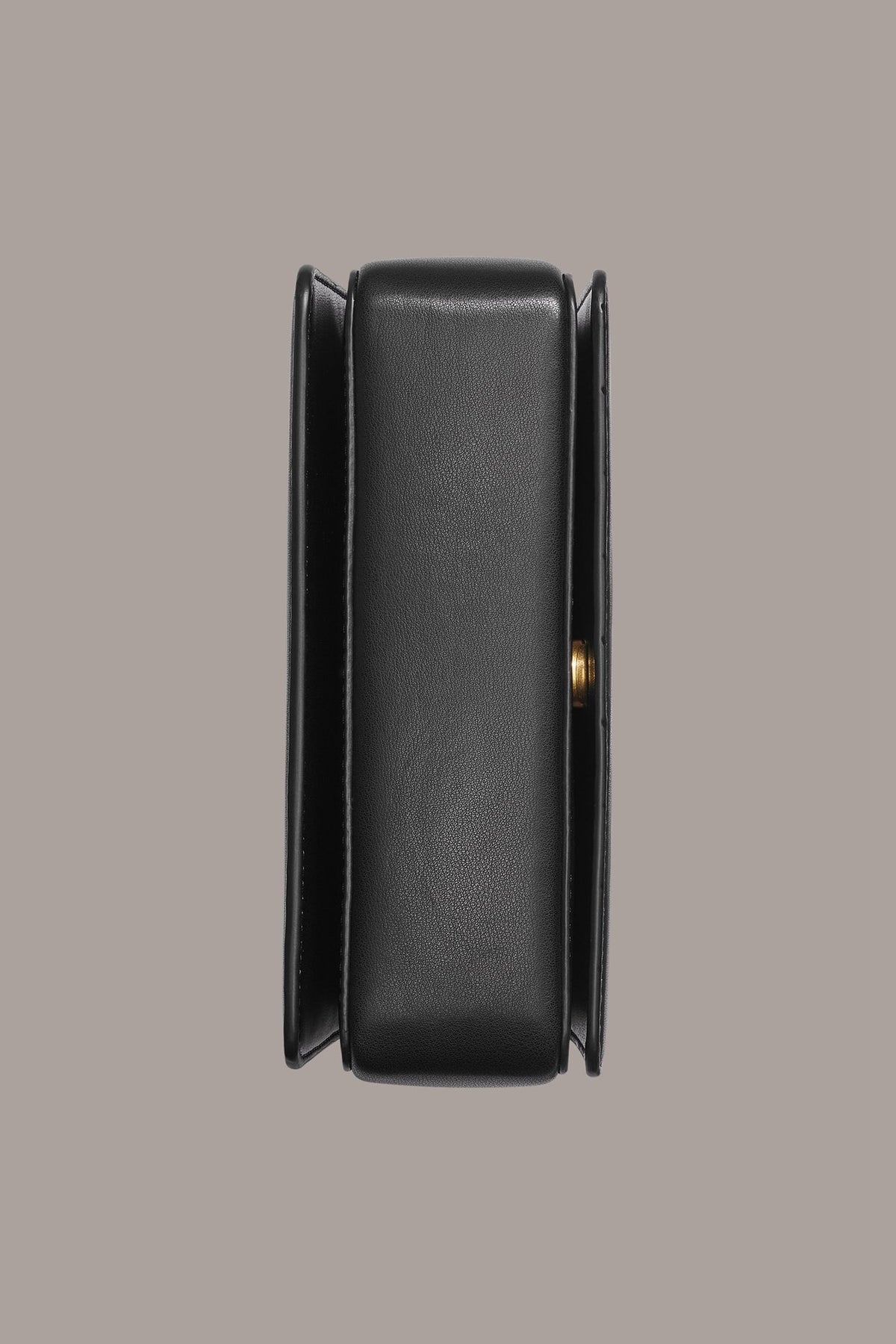 JERICHO LEATHER SHOULDER BAG - Black