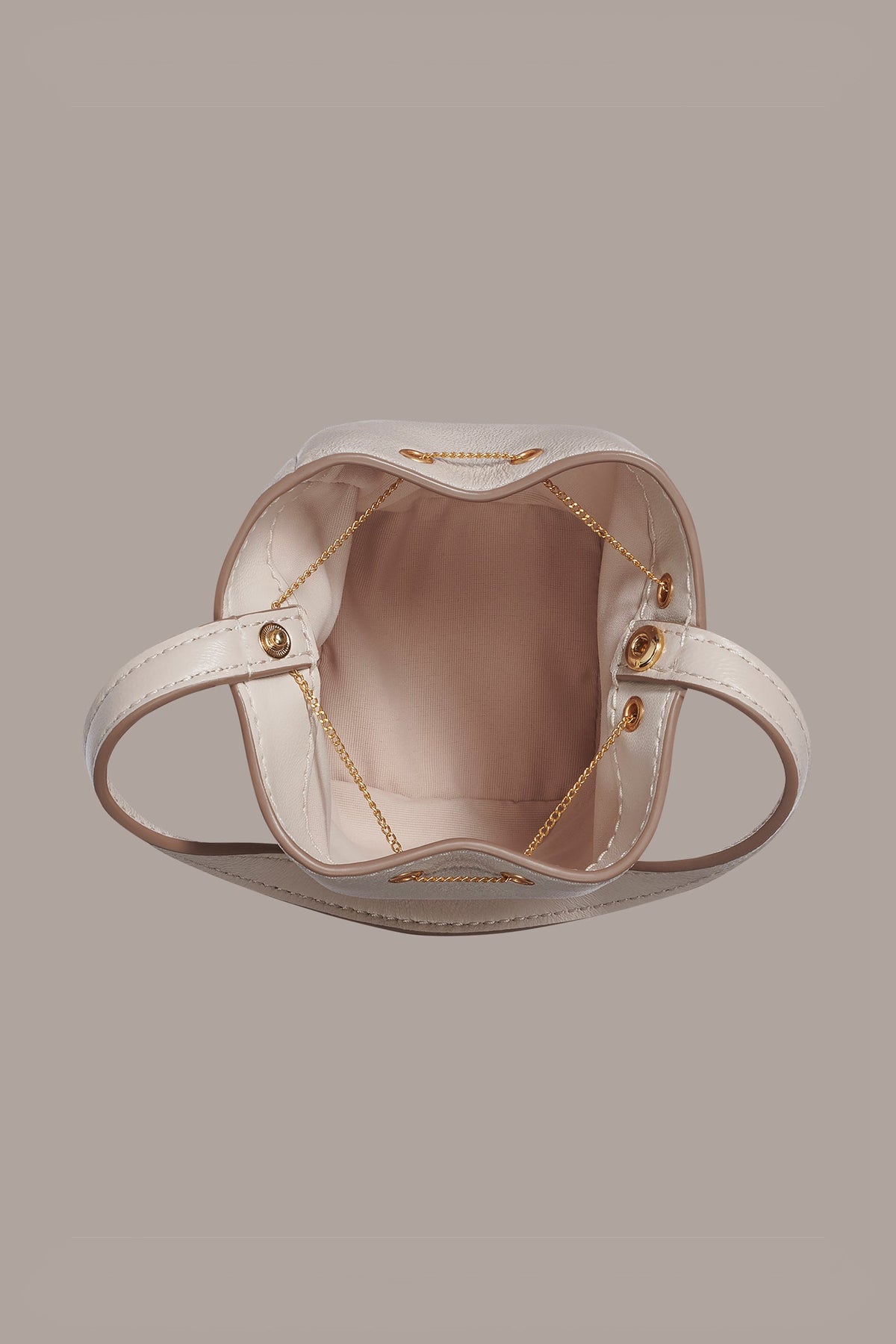 SISAL LEATHER CLUTCH - Sand
