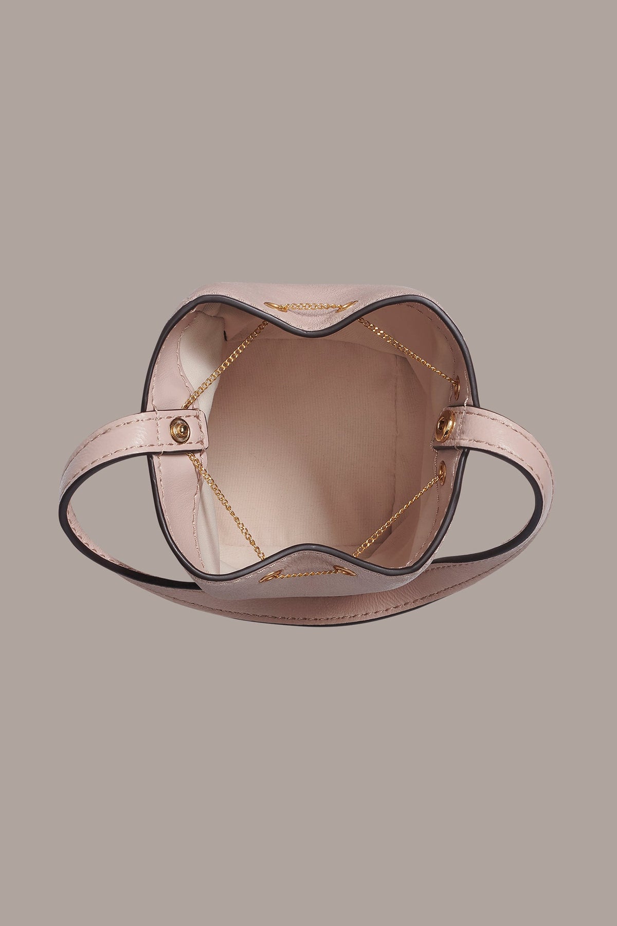 SISAL LEATHER CLUTCH - Snow Petal