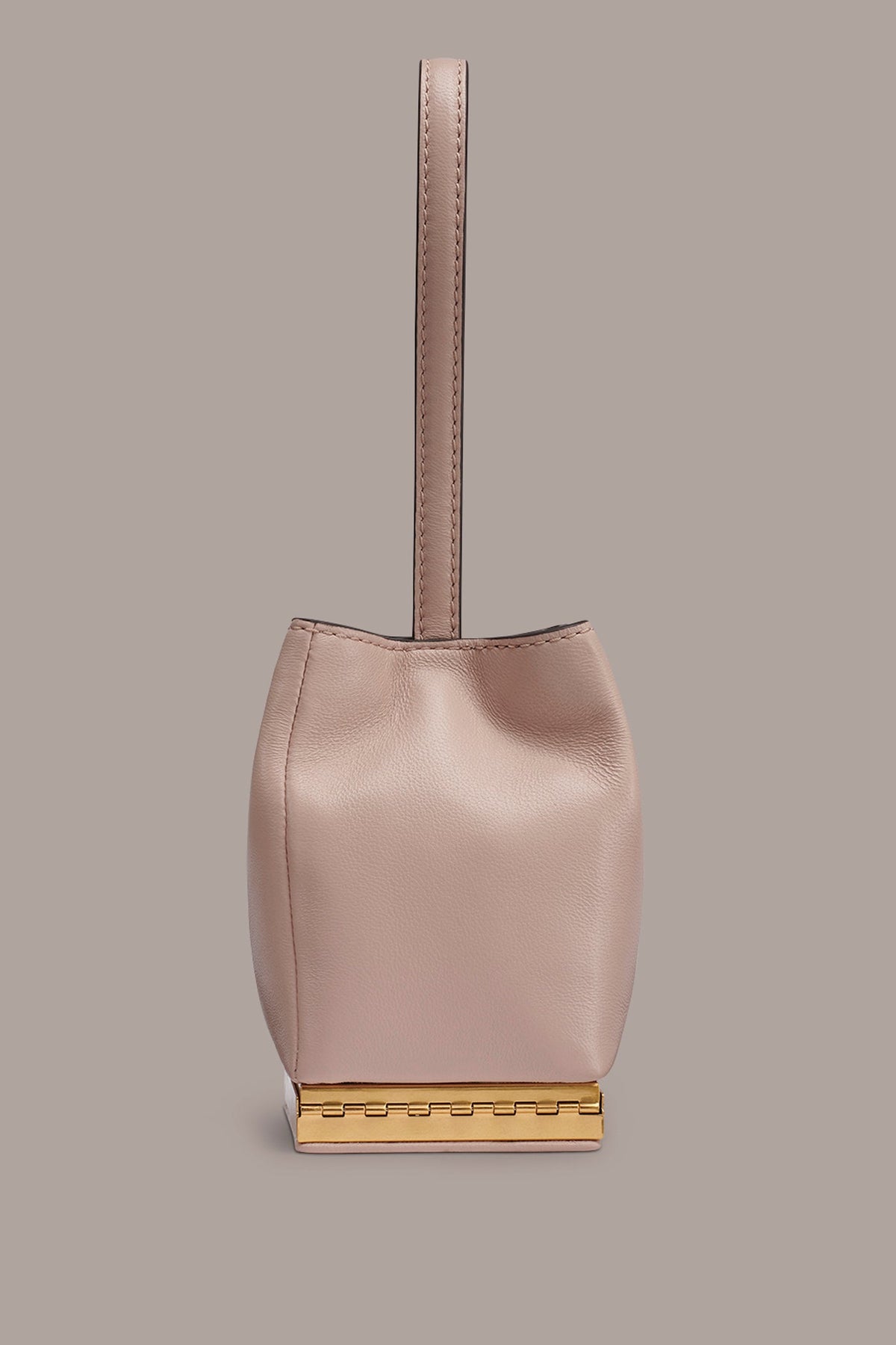 SISAL LEATHER CLUTCH - Snow Petal