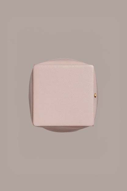 SISAL LEATHER CLUTCH - Snow Petal