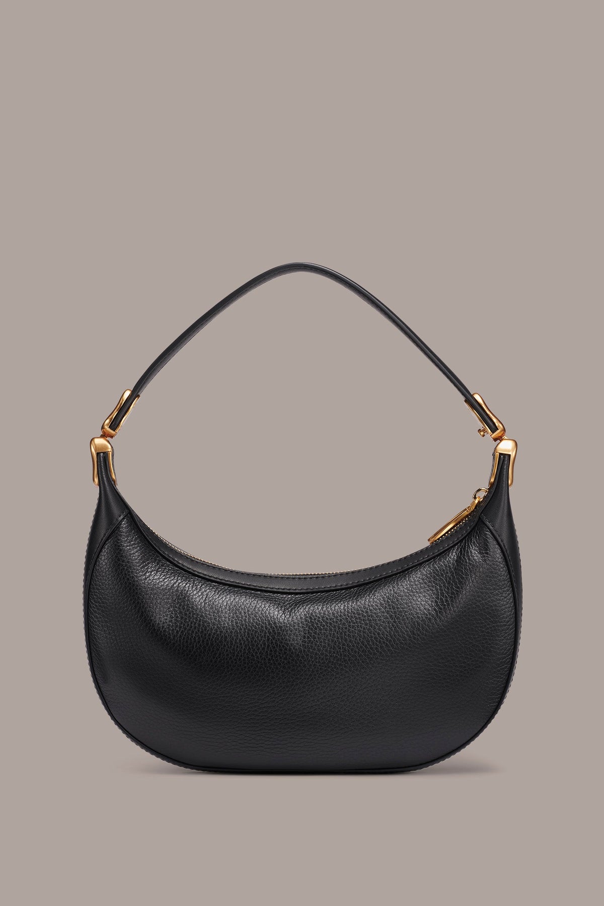 SERGE CONVERTIBLE SHOULDER WRISTLET BAG - Black