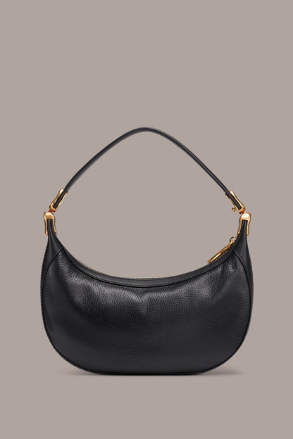 SERGE CONVERTIBLE SHOULDER WRISTLET BAG - Black
