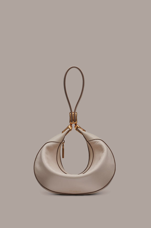 SERGE CONVERTIBLE SHOULDER WRISTLET BAG - SAND