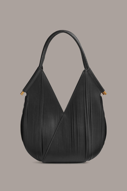 BALDWIN MINI LASER-CUT SHOULDER BAG - Black