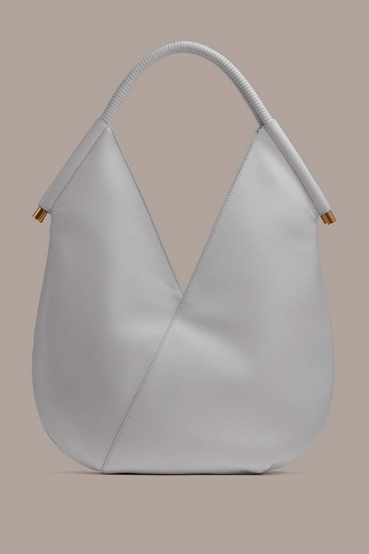 BALDWIN LARGE SHOULDER BAG - Pearl Grey