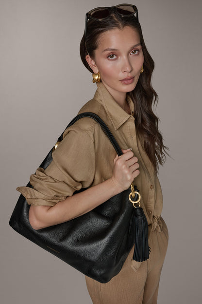 GLENWOOD SHOULDER BAG - Black