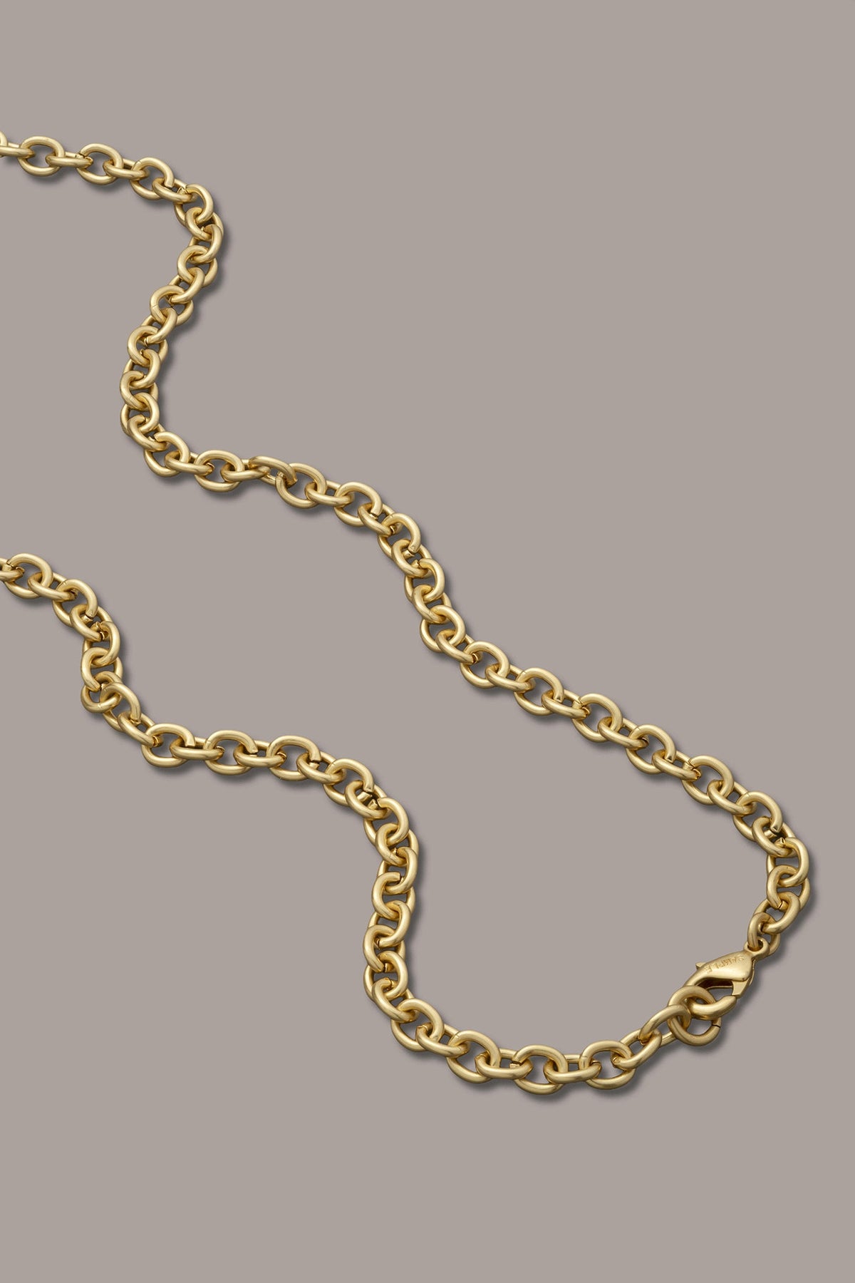 LONG PEBBLE PENDANT NECKLACE - Gold