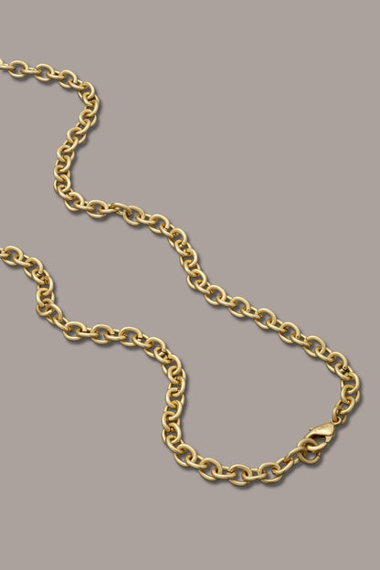 LONG PEBBLE PENDANT NECKLACE - Gold