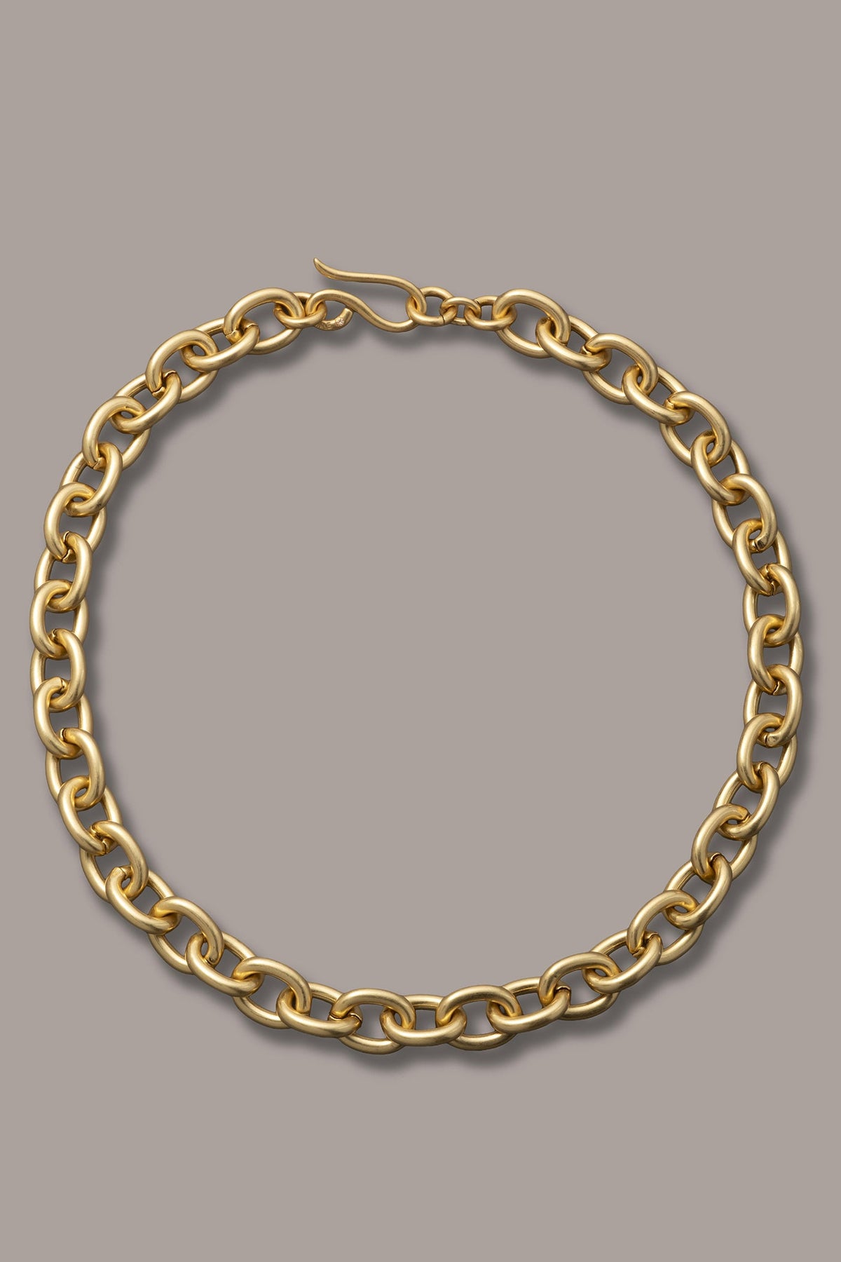 CHAIN LINK COLLAR NECKLACE - Gold
