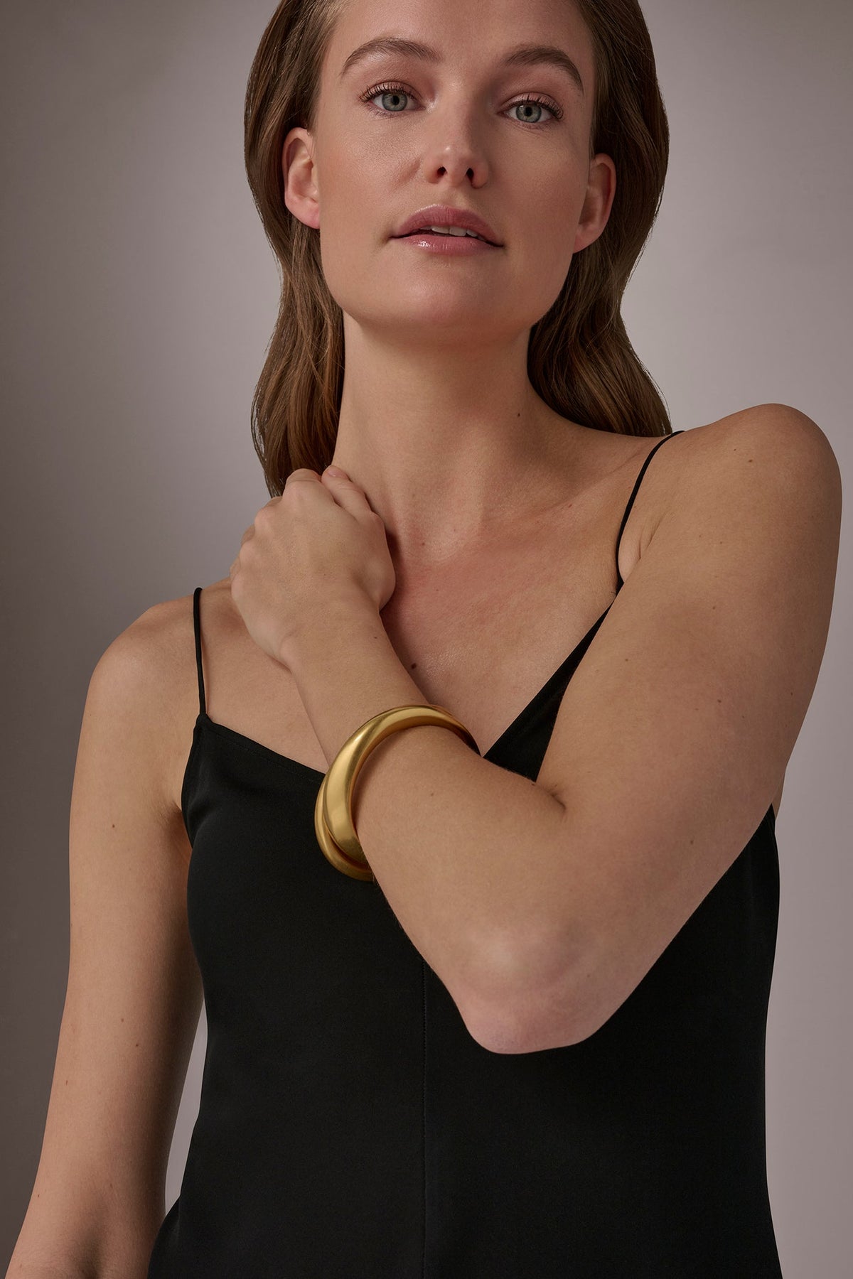 ORGANIC MOLTEN BANGLE BRACELETS - Gold