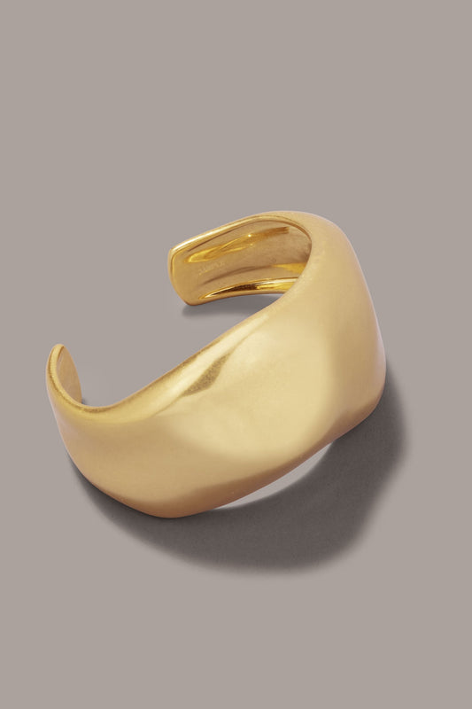SIGNATURE CUFF BRACELET - Gold