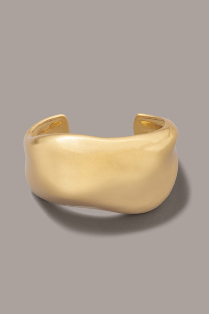 SIGNATURE CUFF BRACELET - Gold