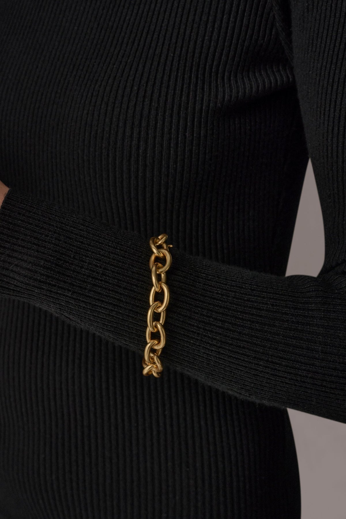 CHAIN LINK FLEX BRACELET - Gold