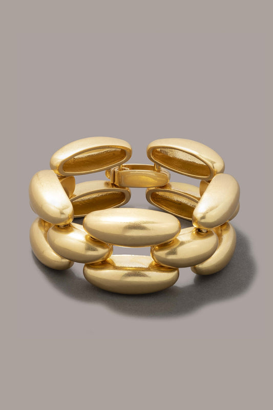 CHUNK LINK FLEX BRACELET - Gold