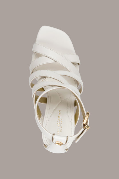 BRIARROSE ANKLE-STRAP SANDAL - Ivory