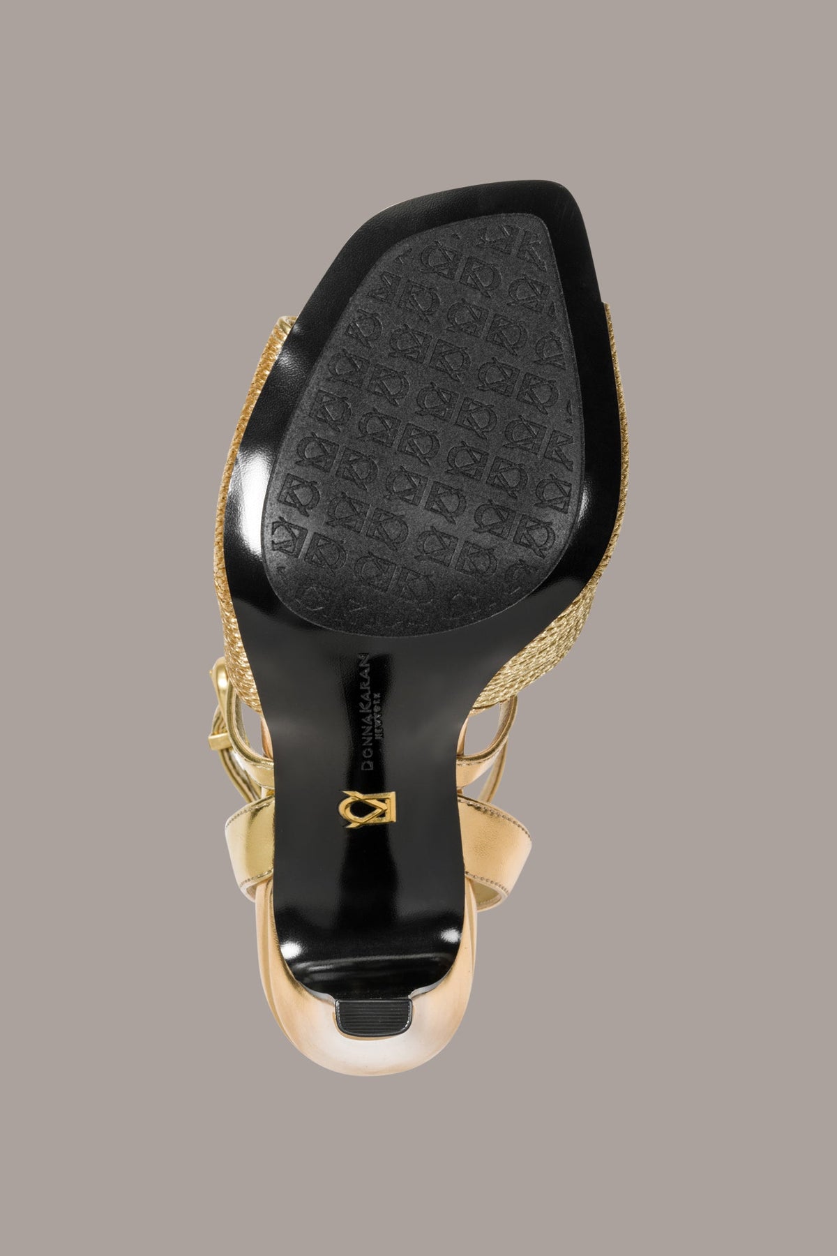 BROOKS METALLIC SANDAL - Gold