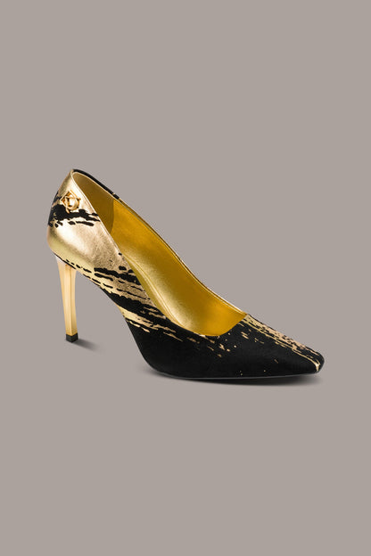 SAVITA HIGH PUMP - Black / Gold