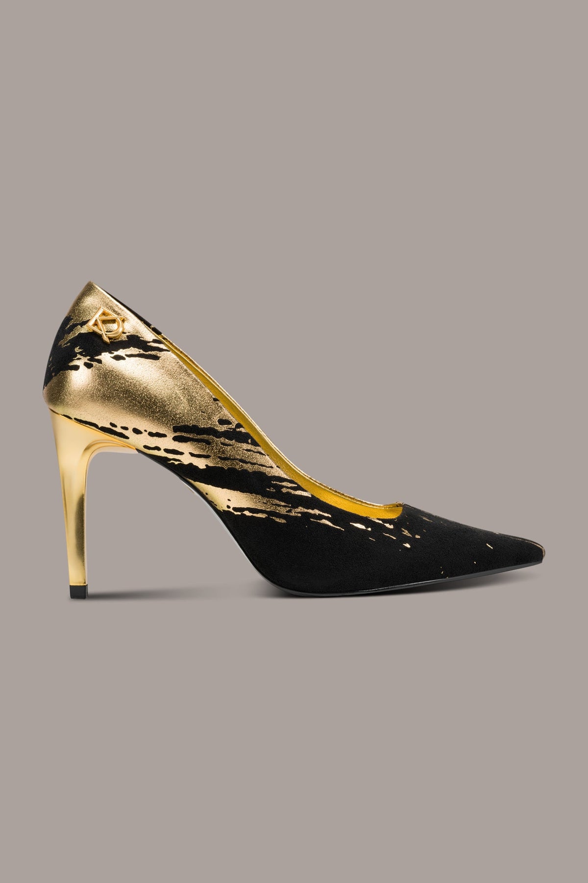 SAVITA HIGH PUMP - Black / Gold