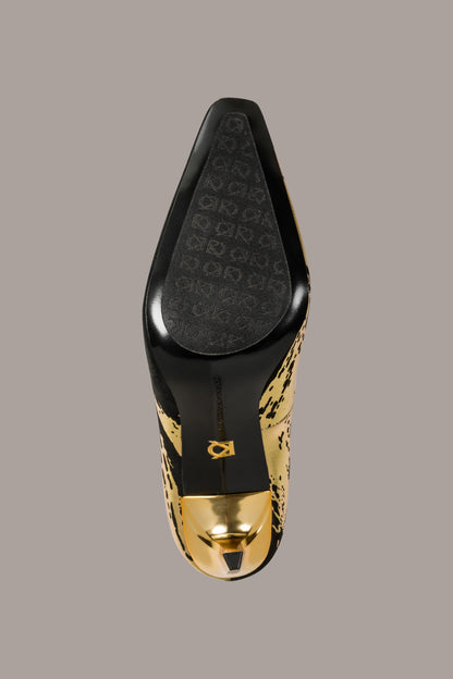SAVITA HIGH PUMP - Black / Gold