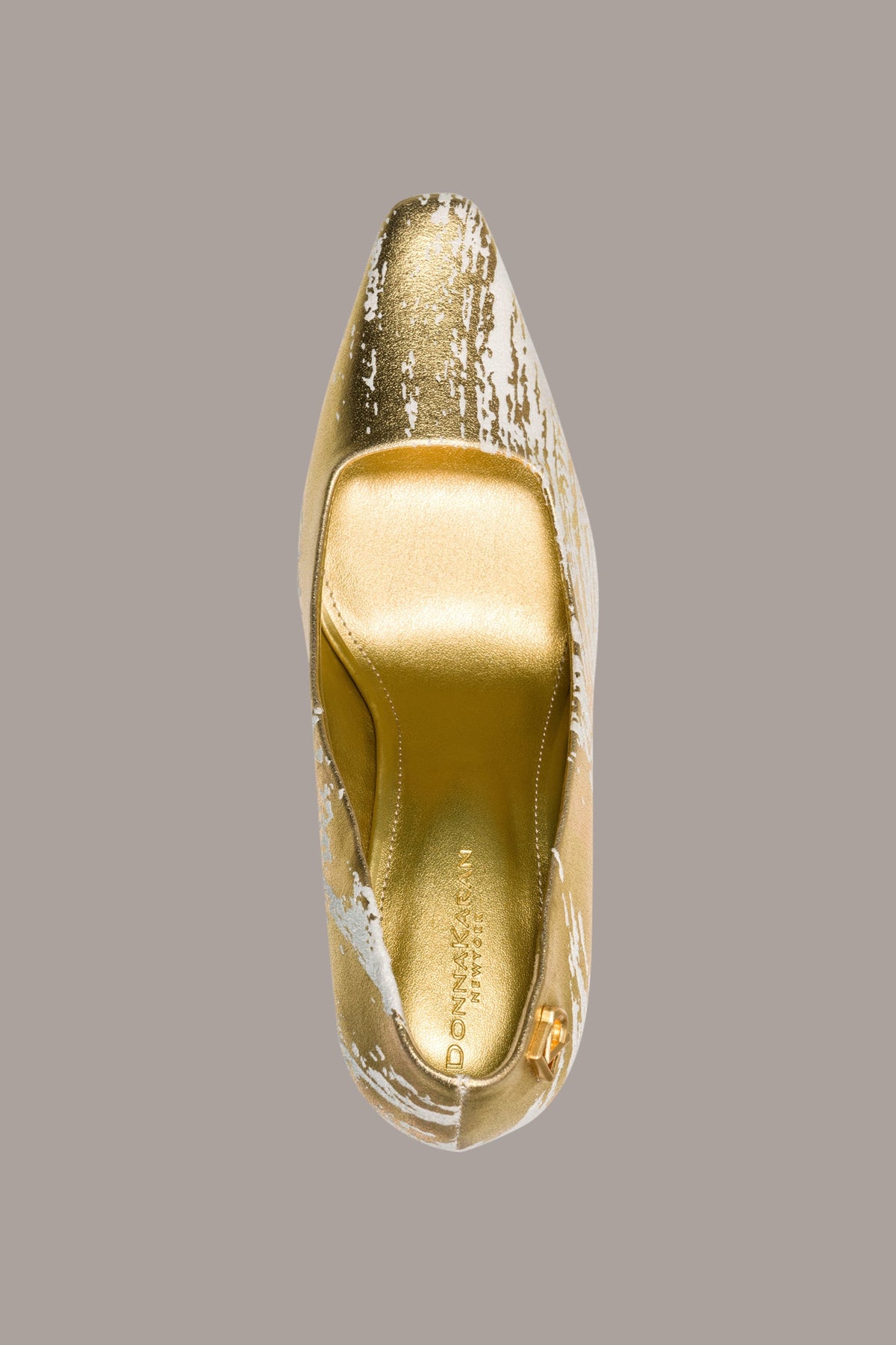 SAVITA HIGH PUMP - Ivory/Gold