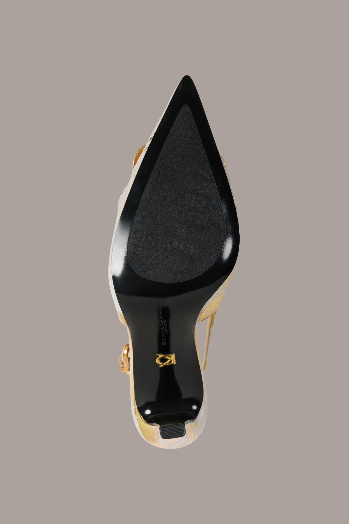 PEARA SLINGBACK PUMP - Ivory/Gold