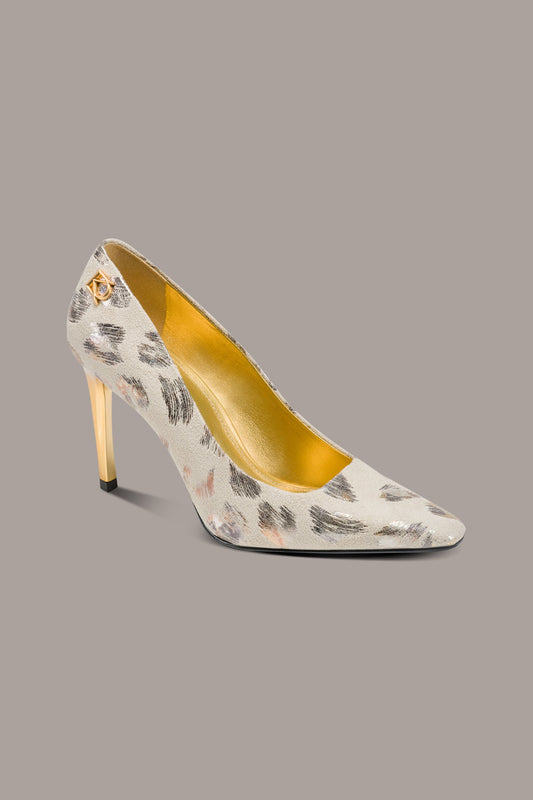 SAVITA METALLIC LEOPARD HIGH PUMP - Leopard