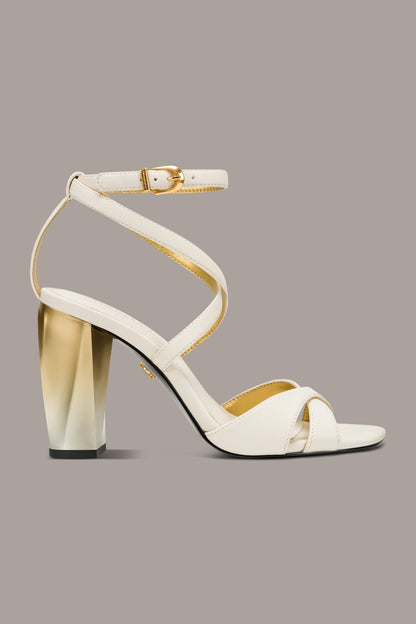 BROOKLYN STRAPPY SANDAL - Ivory