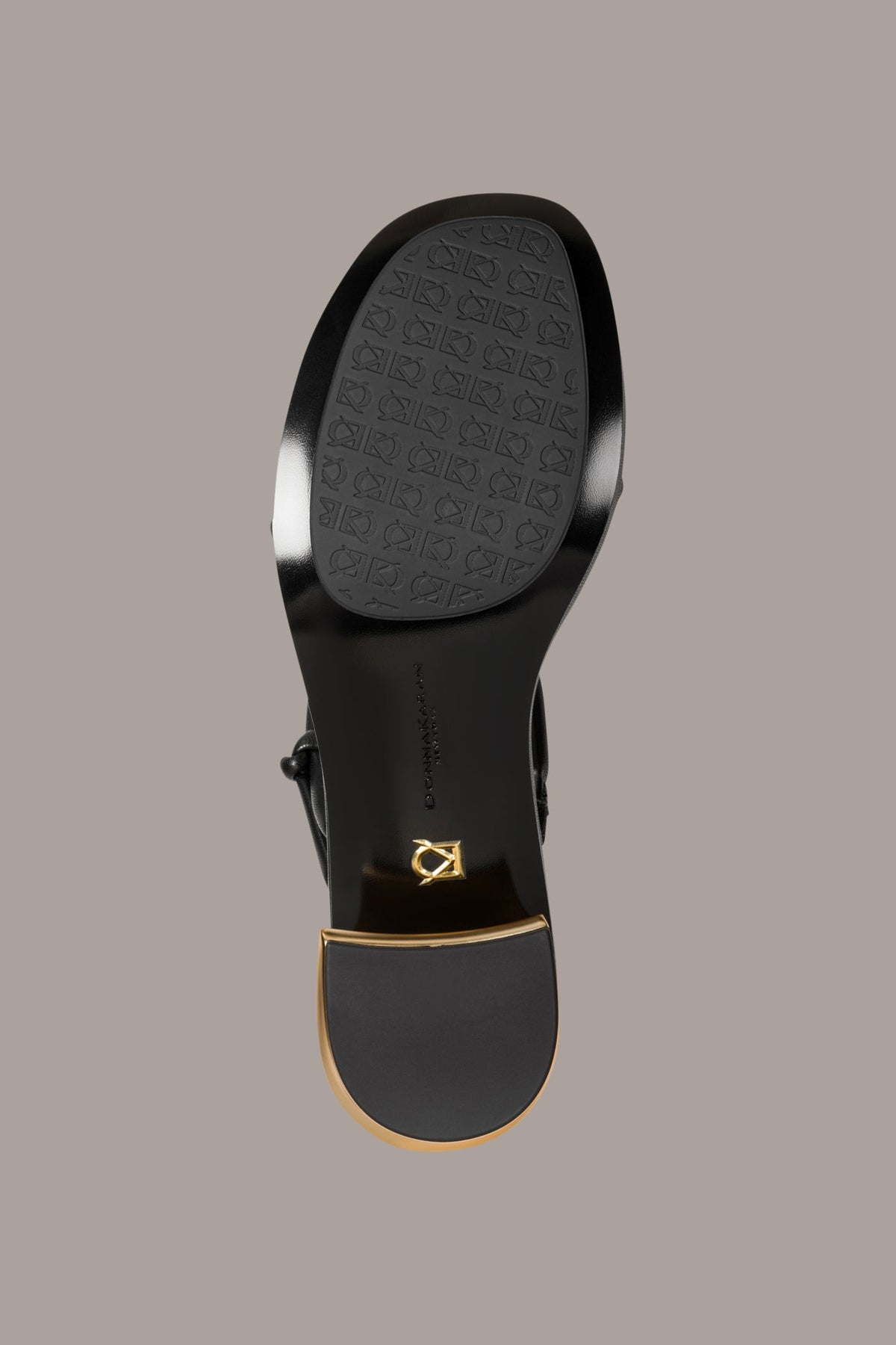 TAFETA MULE SANDAL - Black
