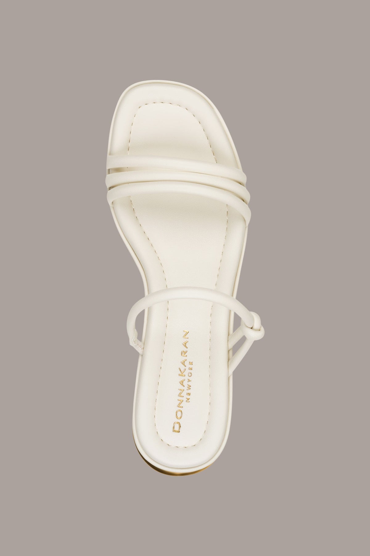 TAFETA MULE SANDAL - Ivory